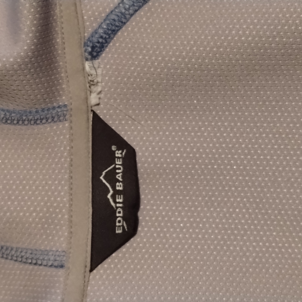 Eddie Bauer Woman's Windcutter Jacket/coat with Hood Light Blue - Picture 2 of 16